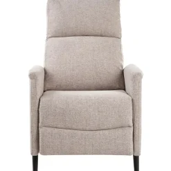 SELVIK - Relaxfauteuil - Taupe - Stof