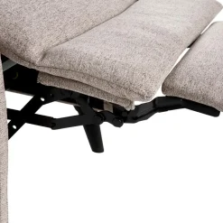 SELVIK - Relaxfauteuil - Taupe - Stof