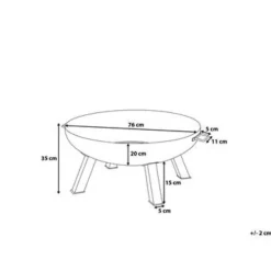 SEMPU - Vuurkorf - Zwart - Staal