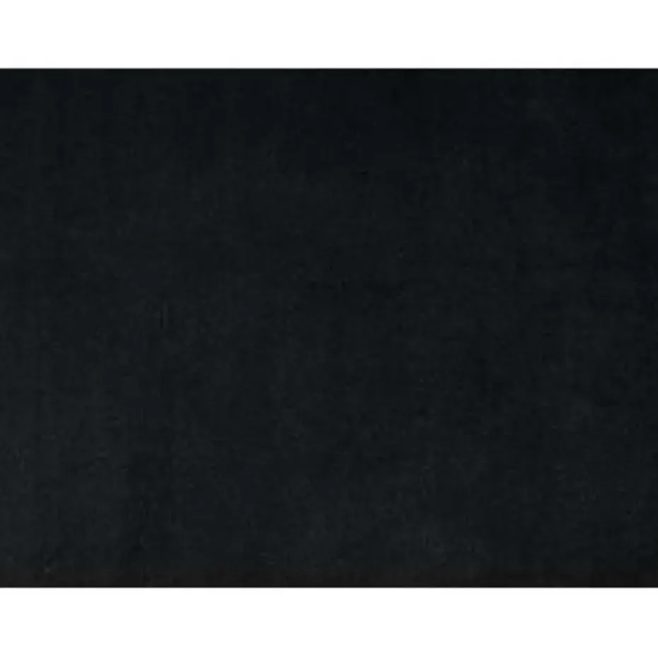 SENJA - Slaapbank 3-zits - Zwart - Fluweel