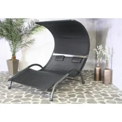 SenS-Line - Cuba 2-Persoonsligbed - Zwart