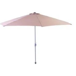 SenS-Line - Salou Parasol Taupe Ø300 Cm - Grijs