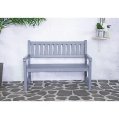 SenS-Line Bordeaux tuinbank - Grenenhout - Grijs