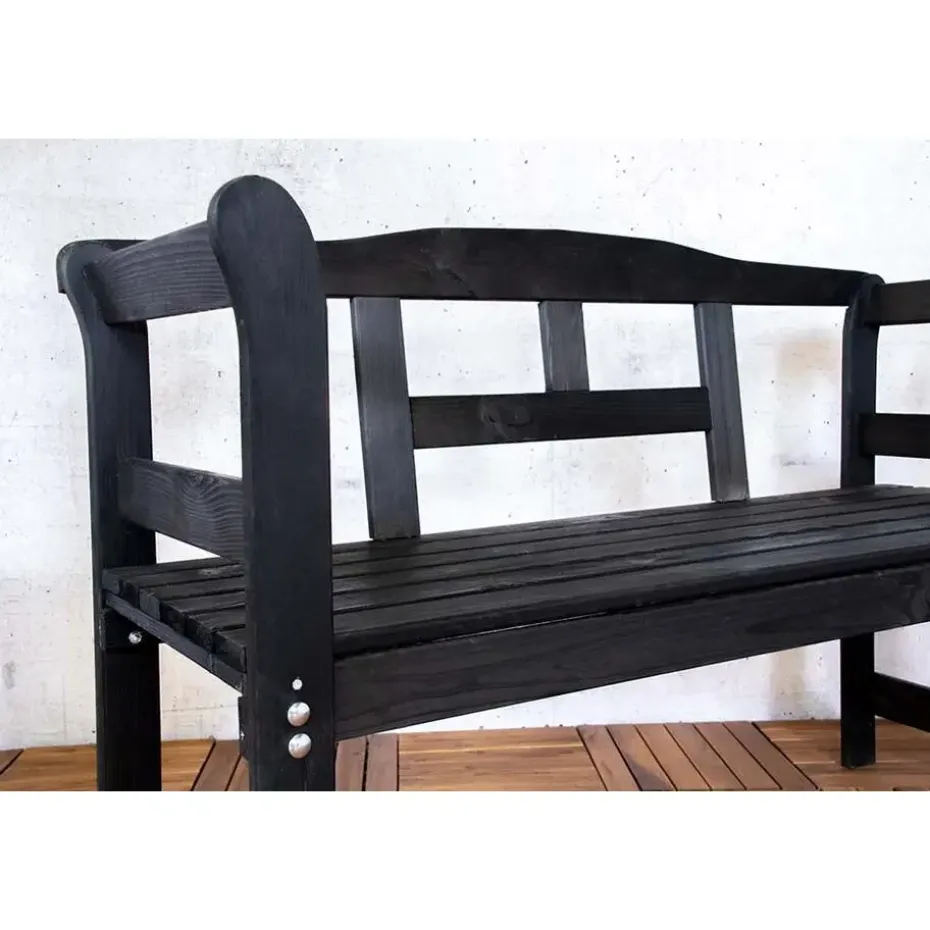 SenS-Line Friesen tuinbank - Hout - Zwart