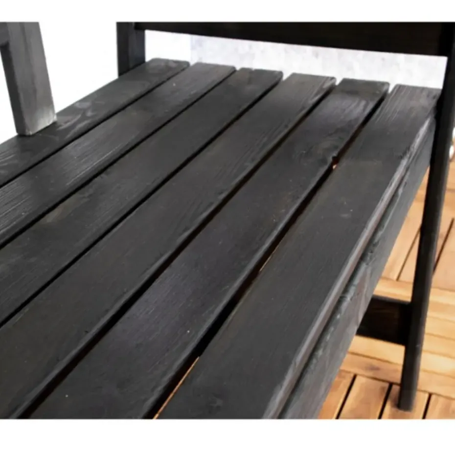 SenS-Line Friesen tuinbank - Hout - Zwart