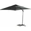SenS-Line Honolulu zweefparasol vierkant - 250x250 cm - Antraciet