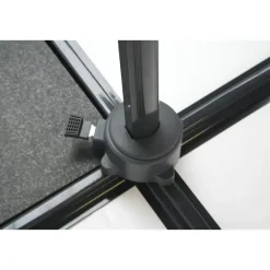 SenS-Line Honolulu zweefparasol vierkant - 250x250 cm - Antraciet