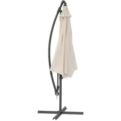 SenS-Line Menorca zweefparasol rond - Ø 300 cm - Ecru