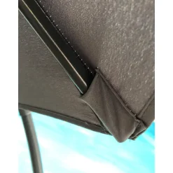 SenS-Line Menorca zweefparasol rond - Ø 300 cm - Antraciet