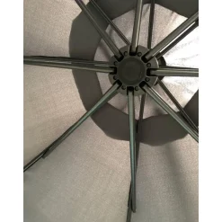 SenS-Line Menorca zweefparasol rond - Ø 300 cm - Antraciet