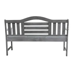 SenS-Line Nevada tuinbank met uitklapbaar tafeltje - Grijs - 150 cm - Meranti h