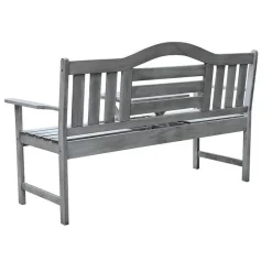 SenS-Line Nevada tuinbank met uitklapbaar tafeltje - Grijs - 150 cm - Meranti h