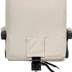 SERENE - Bureaustoel - Lichtbeige - Kunstleer