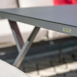 Sergio lounge-diningset - 3-delig - links - carbon black - desert sand