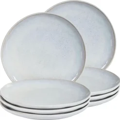 SESAME - Bijzetborden set van 8 - Lichtgrijs - Steengoed