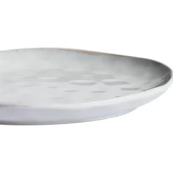 SESAME - Dinerborden set van 4 - Lichtgrijs - Steengoed