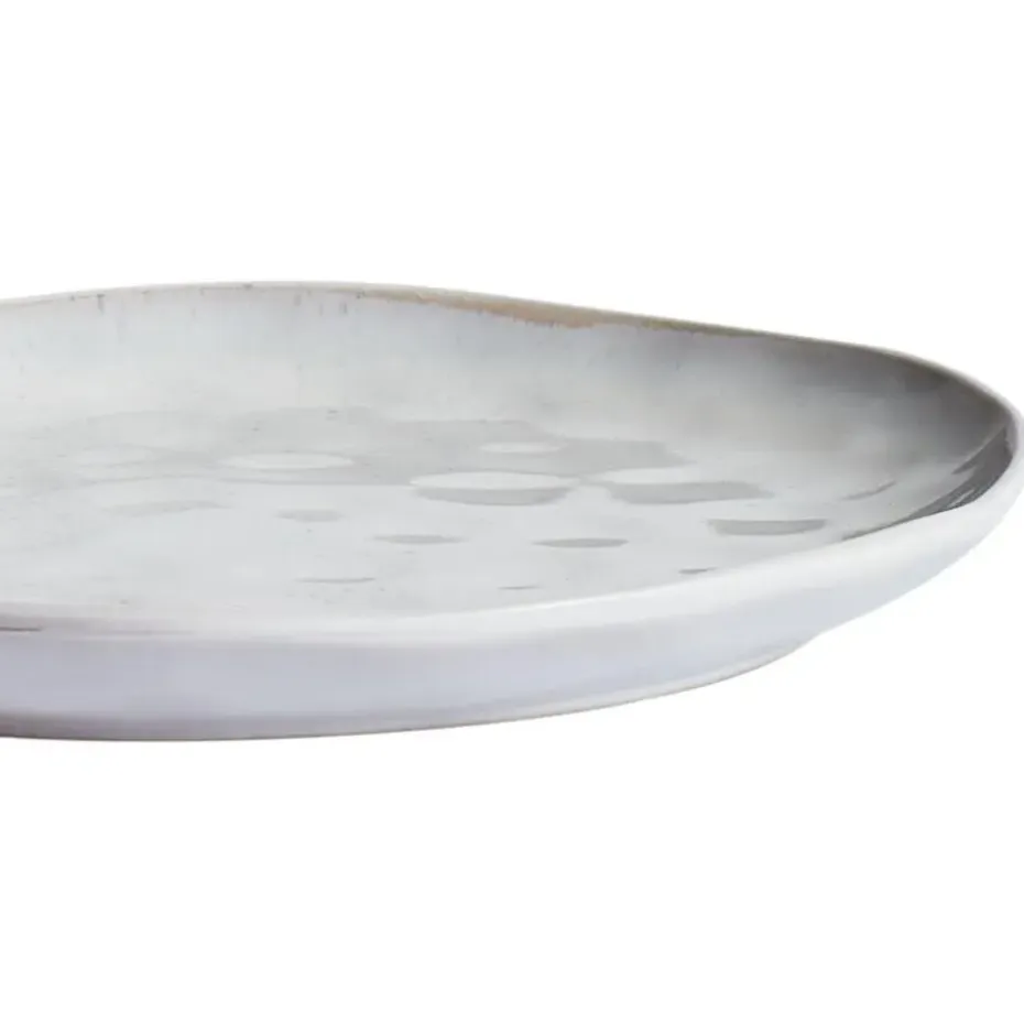 SESAME - Dinerborden set van 4 - Lichtgrijs - Steengoed