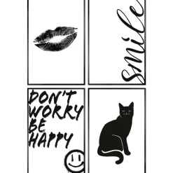 Set poster met lijst - Funky bundel