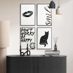 Set poster met lijst - Funky bundel