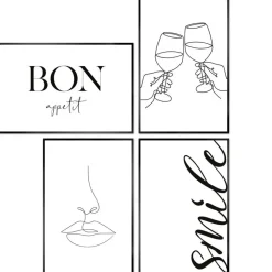 Set poster met lijst - Proost