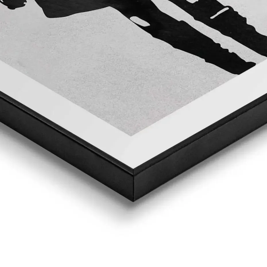 Set poster met lijst - Street Art Banksy