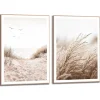 Set poster met lijst - Strand