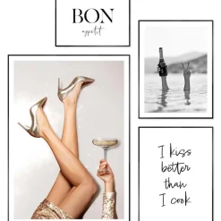 Set poster met lijst - Vier het moment