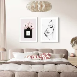 Set poster met lijst - Vrouwelijke schoonheid