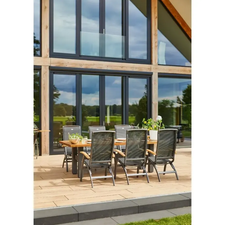 Set van 4 - Hartman Da Vinci verstelbare stoel - Teak