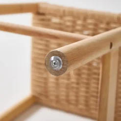 Set van 2 Barkrukken Massief Hout Scandinavisch