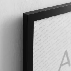 Set van 2 Fotokaders - A4 formaat - Foto Lijsten in MDF Hout - Zwart