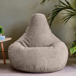 Set van 2 icon Zitzak Dalton - Corduroy Zitzak Volwassenen - Beige