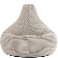 Set van 2 icon Zitzak Dalton - Corduroy Zitzak Volwassenen - Beige