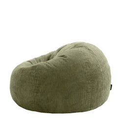 Set van 2 icon Zitzak Kingston - Corduroy Zitzak Volwassenen - Saliegroen