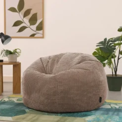 Set van 2 icon Zitzak Kingston - Corduroy Zitzak Volwassenen - Mokka