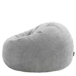 Set van 2 icon Zitzak Kingston - Corduroy Zitzak Volwassenen - Grijs