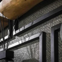 Set van 5 wandplanken Erica-massief acacia