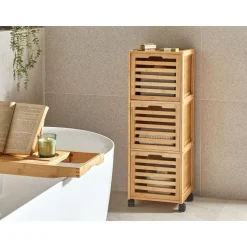 SHAWNEE - Badkamerkast - Lichthout - Bamboe