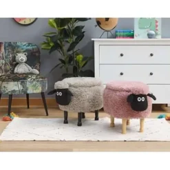 SHEEP - Hocker - Roze - Polyester