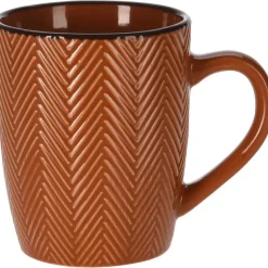 Siaki Koffiemok/theemok - Fishbone - terra - 370 ml