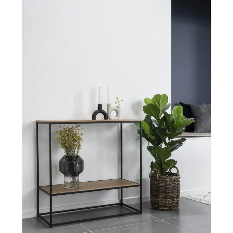 Sidetable Bruin - Melamine - 80cm - Tafel Vita