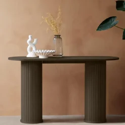 Sidetable Donker Eikenhout - 130x40x75cm - Nola