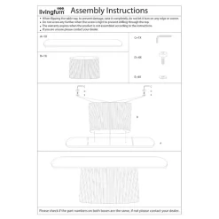 Sidetable Naturel Mangohout - 140x40x80cm - Salvator