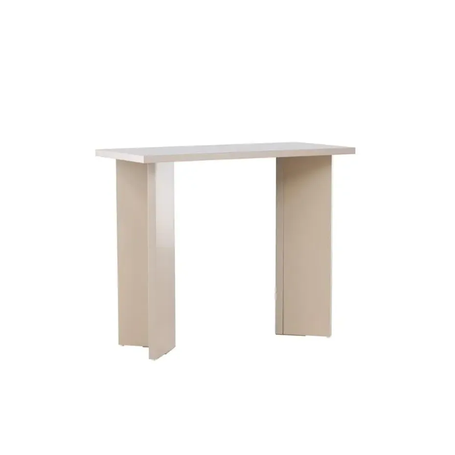 Sidetable Rechthoek - Beige MDF - 90x42x75cm - Kristiansund