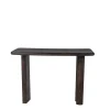 Sidetable Zwart - Mangohout - 113x44x76cm - Tafel Rumi