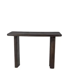 Sidetable Zwart - Mangohout - 113x44x76cm - Tafel Rumi