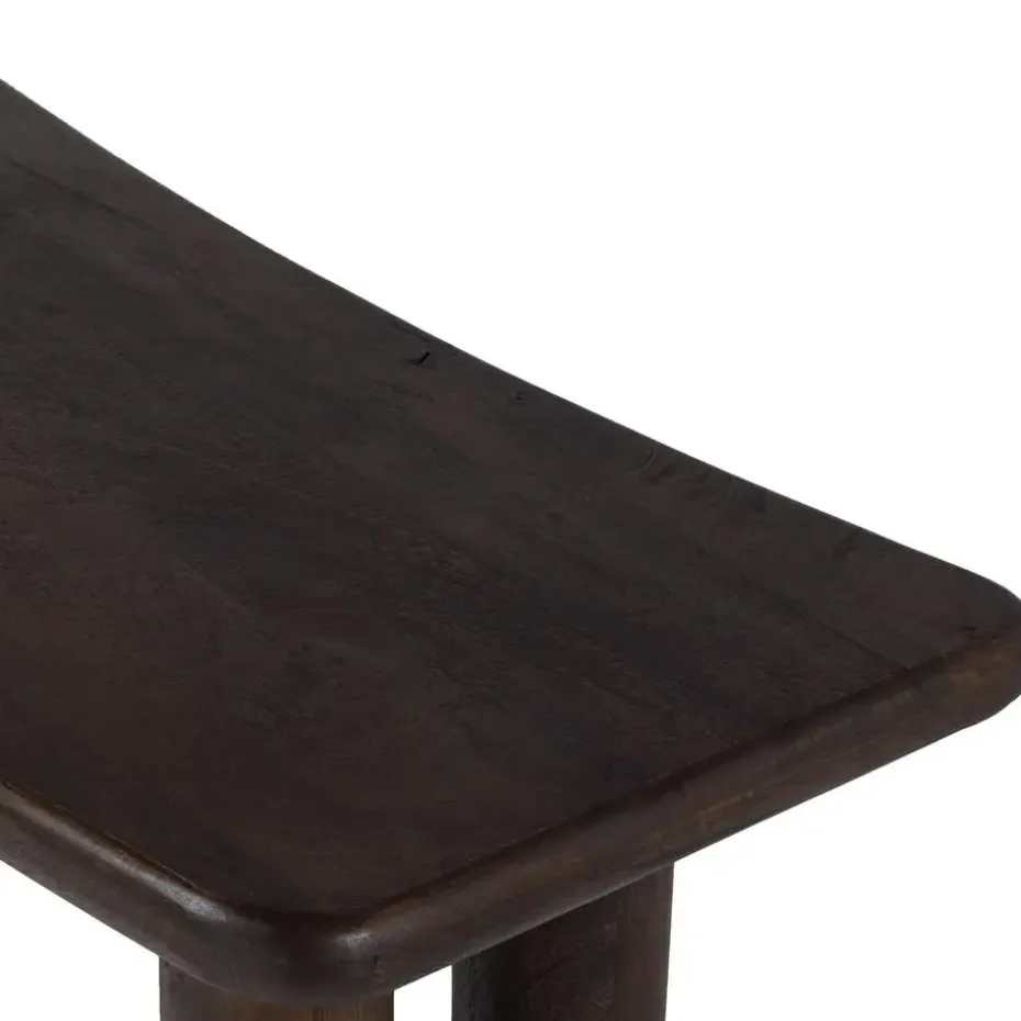 Sidetable Zwart - Mangohout - 113x44x76cm - Tafel Rumi