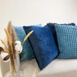 Sierkussen Finn - Insignia Blue - 45x45 cm