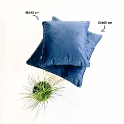 Sierkussen Finn - Insignia Blue - 45x45 cm