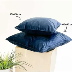 Sierkussen Finn - Insignia Blue - 45x45 cm